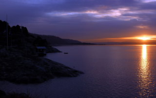 Témoignage de Lubin - Scolarité en Norvège Coucher de soleil